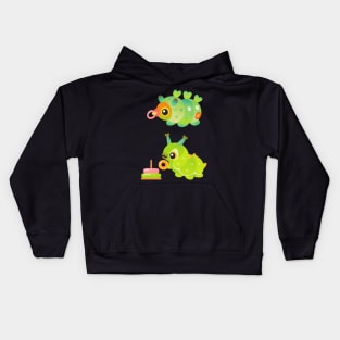 Baby caterpillar Kids Hoodie